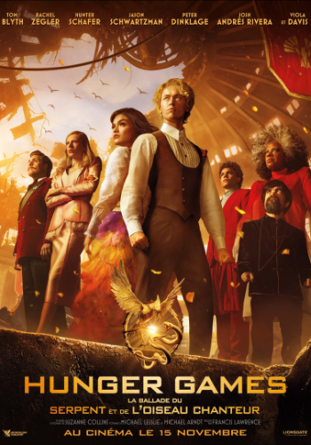 Affiche du film  Hunger Games- la Ballade du serpent et de l'oiseau chanteur